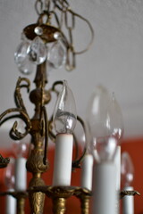 Light Bulbs on a Chandelier