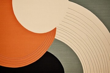 Apricot soft lines, simple graphics, simple details, minimalist 2D carpet texture