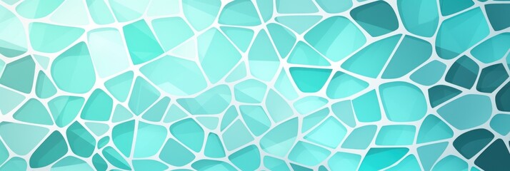 Obraz na płótnie Canvas Aqua pattern Voronoi pastels