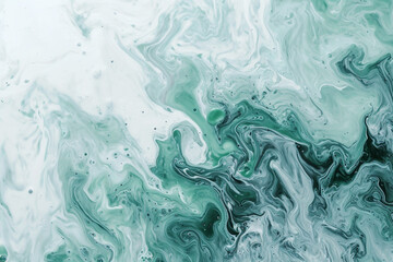 Naklejka premium liquid abstract background,light emerald-white palette,the basis for the banner,the concept of creative design and advertising