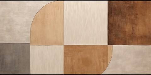 Bronze soft lines, simple graphics, simple details, minimalist 2D carpet texture