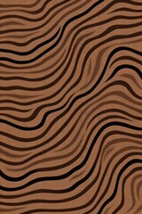 Brown soft lines, simple graphics, simple details, minimalist 2D carpet texture