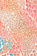 Coral pattern Voronoi pastels