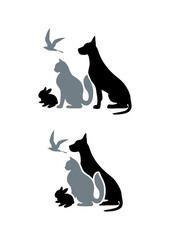 Logo for a pet store