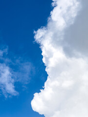 blue sky with clouds