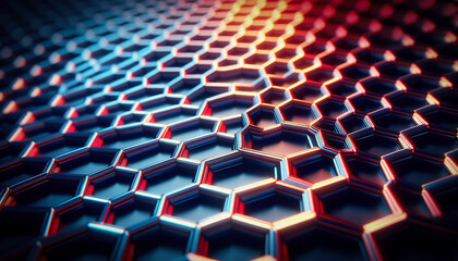 Naklejka premium abstract hexagon background