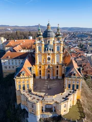 Foto op Plexiglas Melk Abbey in the Wachau region, Lower Austria. © mdworschak