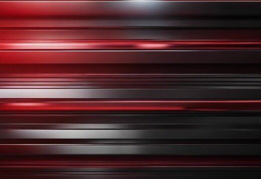 Abstract metallic red black background with contrast horizontal stripes