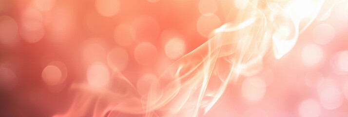 Out of focus light abstract background in peach pastel colors