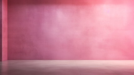 pink room with wall and floor.