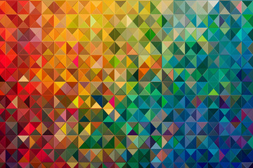 Vibrant geometric triangle mosaic. Abstract pattern background for modern graphic design and creative concept

