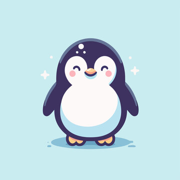 illustration of cute penguin