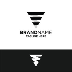 Tornado Logo Design. Simple and Modern. Vector illustration