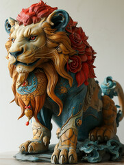 Fototapeta na wymiar Chinese lion illustration