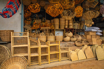 small rattan workshop-shop