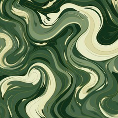 Olive marble swirls pattern