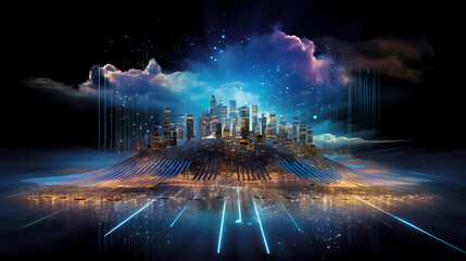 Illuminated Cloudscape: The Convergence of Data and Design