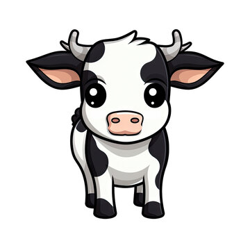 funny cartoon cow