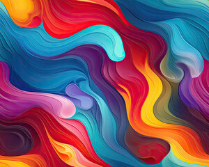 abstract colorful background with oil paint