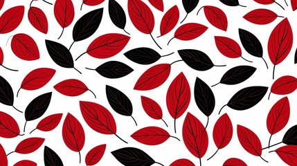 seamless background picture with leaf pattern, leaves, trees, tree branches