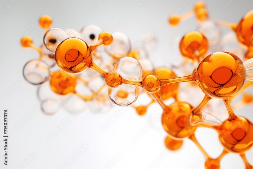 Aufkleber a close up of an orange and white structure with circles and circles on it's sides and two eyes on t