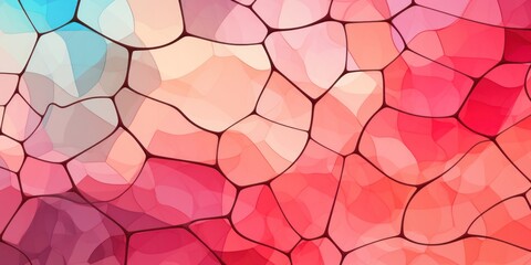 Ruby pattern Voronoi pastels