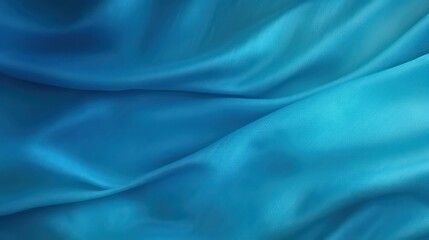 azure blue, ocean blue abstract vintage background for design. Fabric cloth canvas texture. Color gradient, ombre. Rough, grain. Matte, shimmer