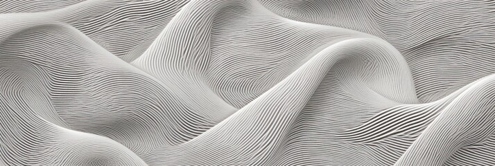 Fototapeta premium Silver soft lines, simple graphics, simple details, minimalist 2D carpet texture