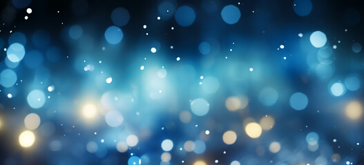 blue bokeh background