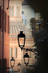 View of the Historic thermal fountain called "La Bollente" in Acqui Terme, the City of wine 2024.