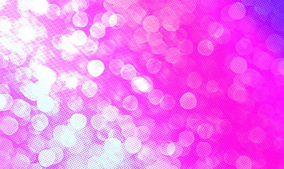 Pink bokeh background perfect for Party, Anniversary, Birthdays, celebration. Free space for text