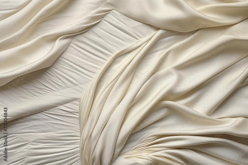 Poster a close up of a bed with a white comforter on top of it and a white sheet on the bottom of the bed.