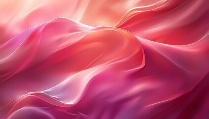 Fototapeta premium Vibrant hues of pink, peach, lilac, and magenta swirl together in a mesmerizing fractal pattern, creating a stunning abstract masterpiece full of colorfulness and artistic expression