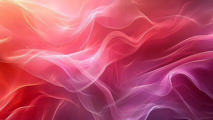 Obraz premium A mesmerizing blend of vibrant lilac, magenta, and pink hues swirl together in a sea of colorfulness, accented by soft touches of peach and violet, creating a captivating abstract masterpiece of ligh