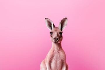  a close up of a kangaroo on a pink background with a caption that reads,,,,,,,,,,,,,,,,,,,,,,,,,,,,,,,,,,,,,,,,.