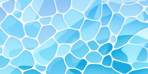 Sky blue pattern Voronoi pastels