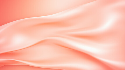 Peach color background made of light silk fabric, digital art