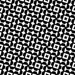 
A white background with black design.Seamless texture for fashion, textile design,  on wall paper, wrapping paper, fabrics and home decor. Simple repeat pattern. Geometric patterns.