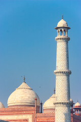 Beautiful architecture of Taj Mahal, Agra, India.