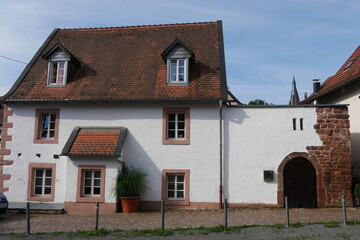 Haus in der Altstadt von Ottweiler im Saarland