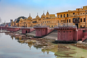 Ayodhya, India. Architecture of Ayodhya, also known as Saketa, an ancient city of India, believed...