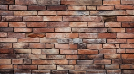 Brick wall background for vintage style exterior