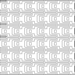 Abstract shapes from lines. Vector graphics for design, prints, decoration, cover, textile, digital wallpaper, web background, wrapping paper, clothing, fabric, packaging, cards.Geometric patterns.