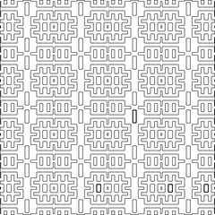 Abstract shapes from lines. Vector graphics for design, prints, decoration, cover, textile, digital wallpaper, web background, wrapping paper, clothing, fabric, packaging, cards.Geometric patterns.