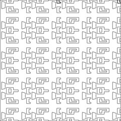 Abstract shapes from lines. Vector graphics for design, prints, decoration, cover, textile, digital wallpaper, web background, wrapping paper, clothing, fabric, packaging, cards.Geometric patterns.