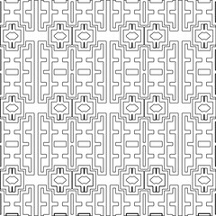 Abstract shapes from lines. Vector graphics for design, prints, decoration, cover, textile, digital wallpaper, web background, wrapping paper, clothing, fabric, packaging, cards.Geometric patterns.