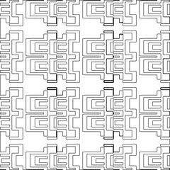 Abstract shapes from lines. Vector graphics for design, prints, decoration, cover, textile, digital wallpaper, web background, wrapping paper, clothing, fabric, packaging, cards.Geometric patterns.