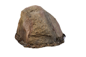 Isolated boulder with various textures and colors from Pescott Arizona © Malisa Nicolau