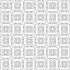 Abstract shapes from lines. Vector graphics for design, prints, decoration, cover, textile, digital wallpaper, web background, wrapping paper, clothing, fabric, packaging, cards.Geometric patterns.