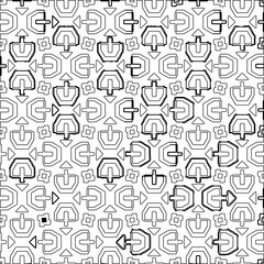 Abstract shapes from lines. Vector graphics for design, prints, decoration, cover, textile, digital wallpaper, web background, wrapping paper, clothing, fabric, packaging, cards.Geometric patterns.